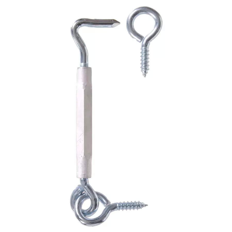 Hardware Essentials Gate Hook Turnbuckle Latch - Zinc Plated