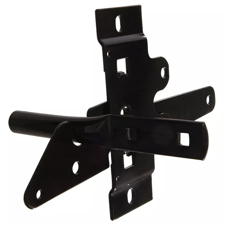 Hardware Essentials Post Mount Gate Latch - Black