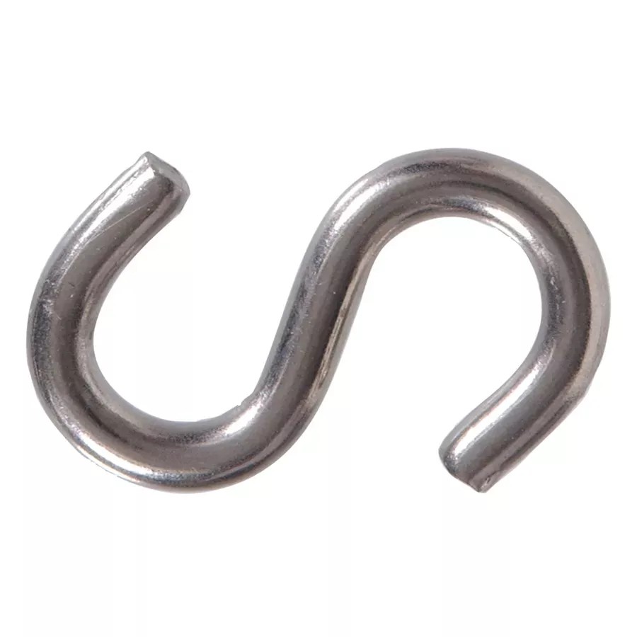 Hardware Essentials Stainless Steel S-Hook - 0.307" x 3"