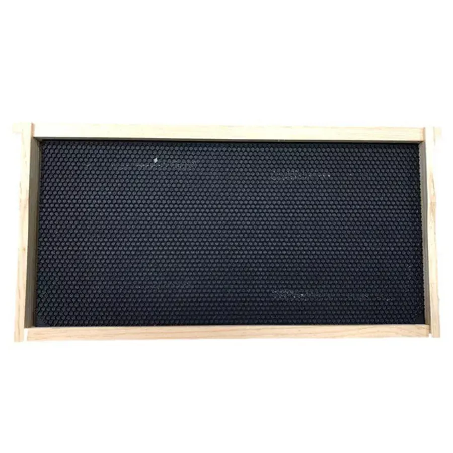 Harvest Lane Honey Deep Assembled Frames with Foundation - Black