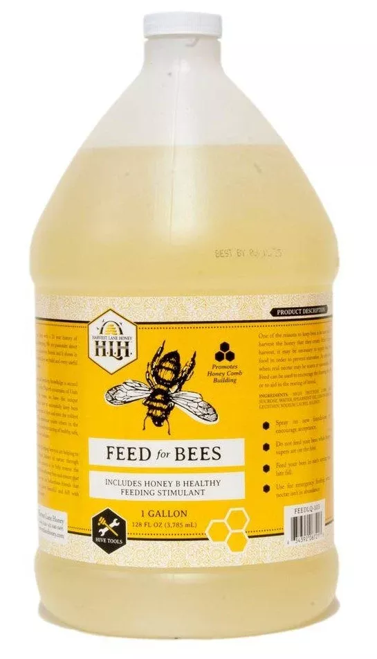 Harvest Lane Honey FEEDLQ-103 Bee Feed Liquid, 1 Gallon