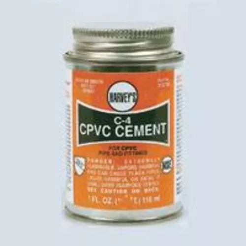 Harvey 018720-12 "C-4" Cpvc Cement 16 Oz - Orange