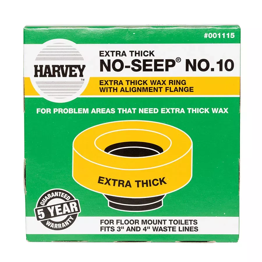 Harvey Wax Ring with Extra Thick - 4" x 3"
