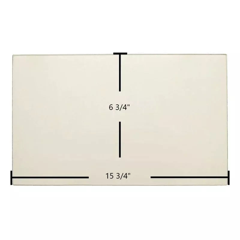 Haughs S127 S170 S241 S170P Ceramic Glass Panel (15 3/4″ x 6 3/4″) | High-Temp Firebox Window | Part #SE36322