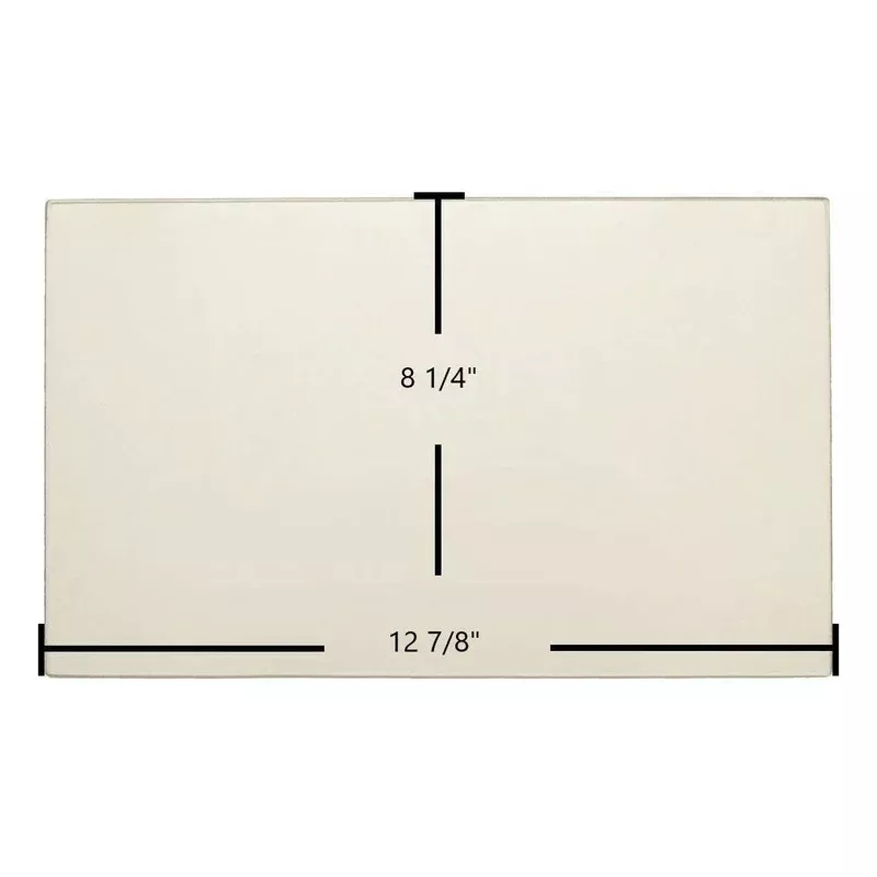 Haughs S244 S245 24XE Ceramic Glass Panel (12 7/8″ x 8 1/4″) | High-Temp Pyro-Ceramic Replacement | Part #SE63000