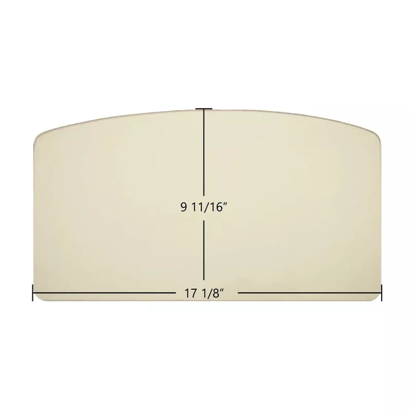 Haughs S27XE Ceramic Glass Panel (17 1/8″ x 9 11/16″) | Archtop Firebox Replacement | Part #S27XE