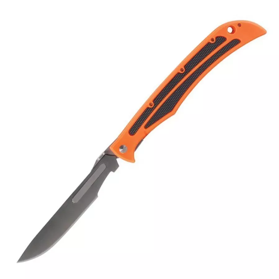 Havalon Knives Baracuta Hunting Knife - Orange