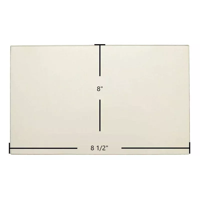 Hawke Large Double Door Ceramic Glass Panel (8 1/2″ x 8″) | High-Heat Replacement | Part #7HLDD