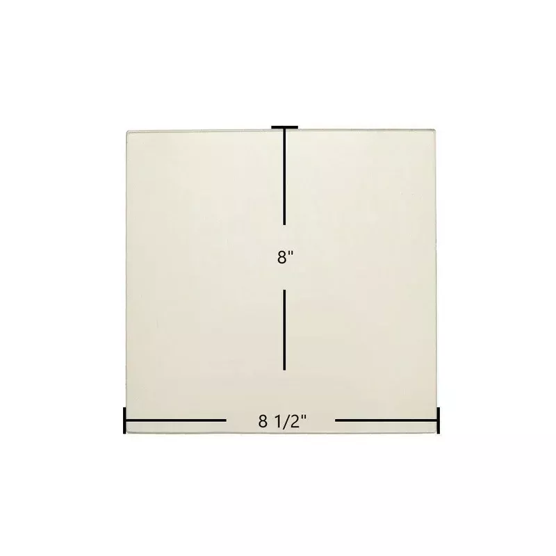 Hawke Single Door Ceramic Glass Panel (8 1/2″ x 8″) | OEM High-Temp Replacement | Part #7HSSD