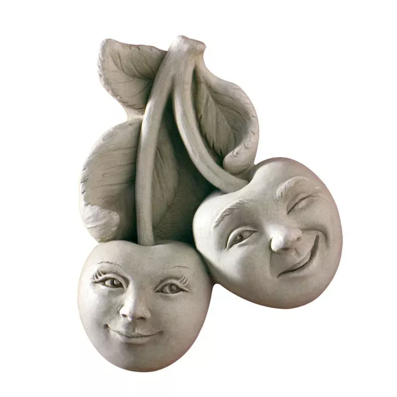 Hazelmills Hand-sculpted Brad And Cherrie Pit Cast Stone Ornament