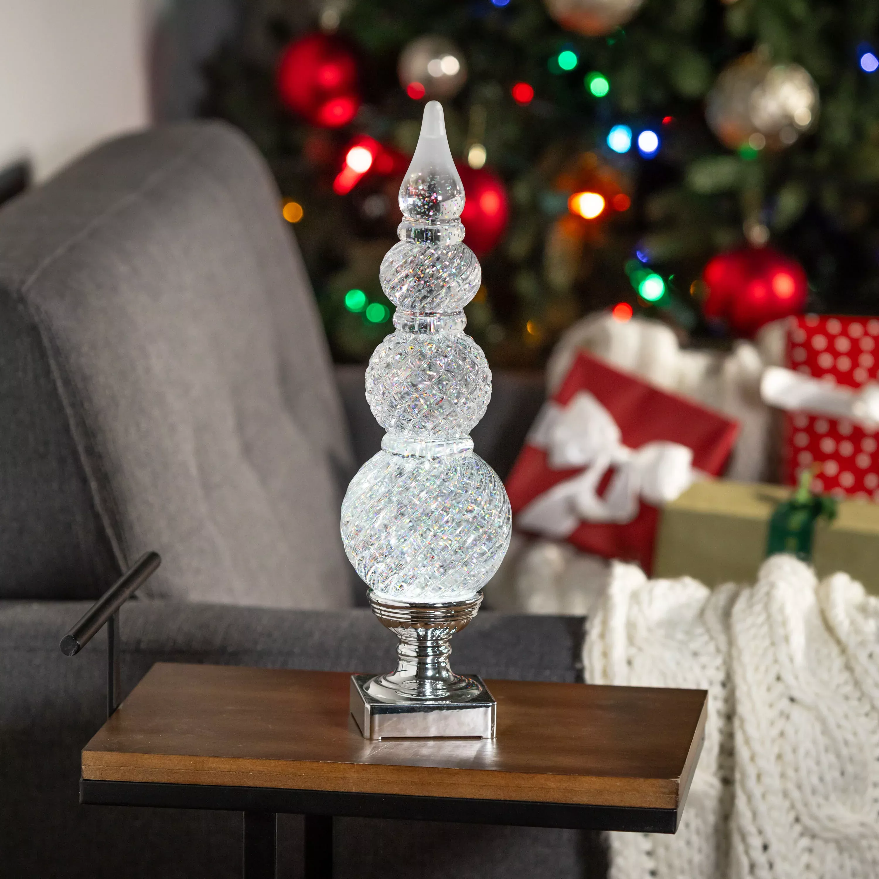 Heartfelt Cheer Table Décor Plastic Finial, 15.5"