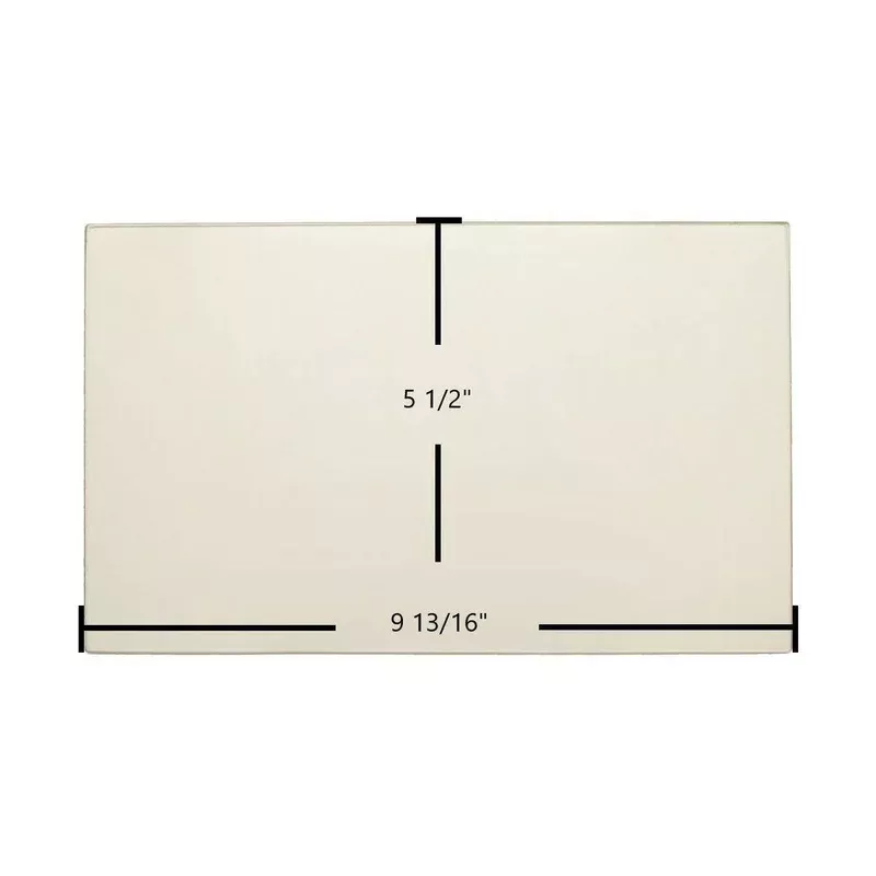 Hearthstone III Ceramic Glass Panel Replacement for Part #93-58305 (9 13/16″ x 5 1/2″)