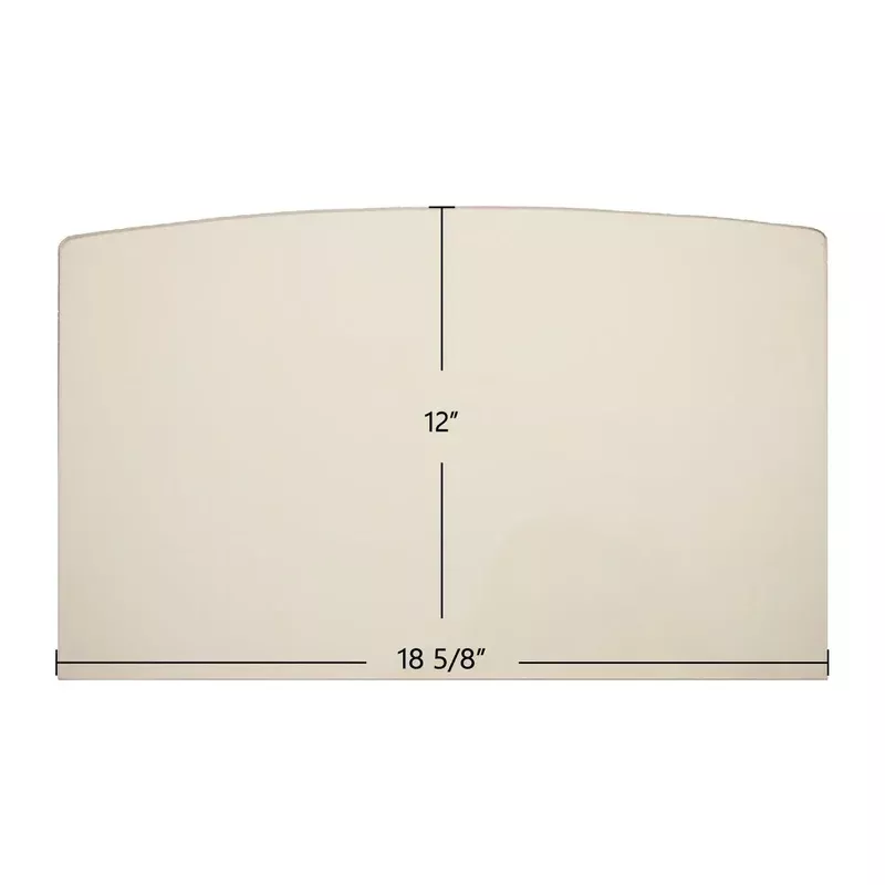 Hearthstone Manchester 8360 8361 & 8362 Archtop Ceramic Glass Panel Replacement for Part #93-58300 / 3030-059 (18 5/8″ x 12″)