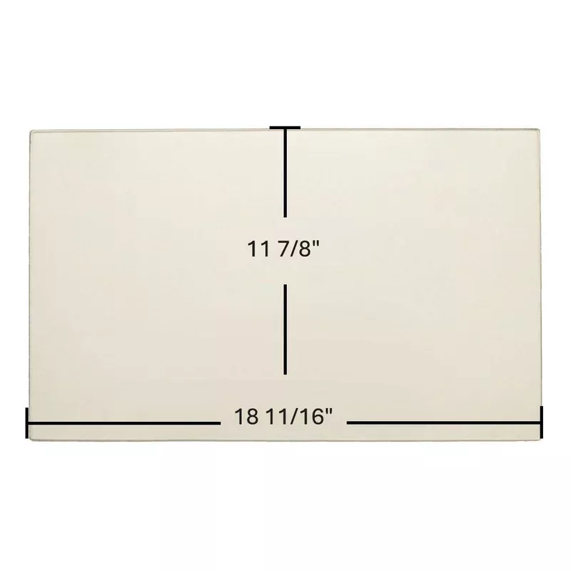 Hearthstone Morgan 8470 Ceramic Glass Panel Replacement for Part #3030-039 / 94-58705 (18 11/16″ x 11 7/8″)