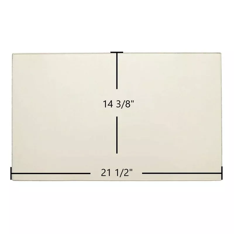 Heat N Glo Townsend II Ceramic Glass Panel High-Temperature Replacement (21 1/2″ x 14 3/8″)