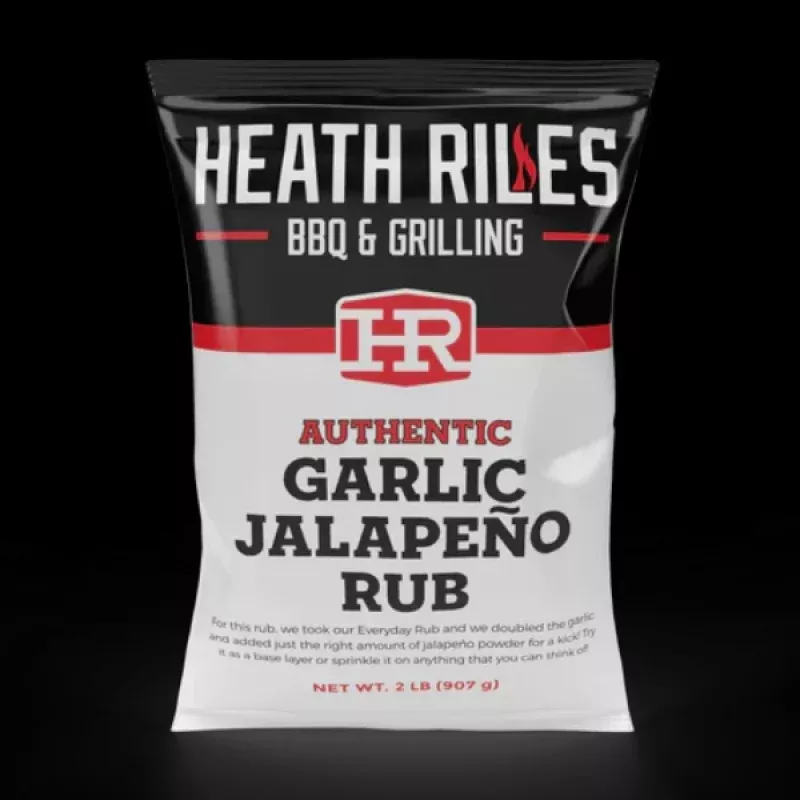 Heath Riles BBQ Garlic Jalapeno Rub Bulk Bag 2lb