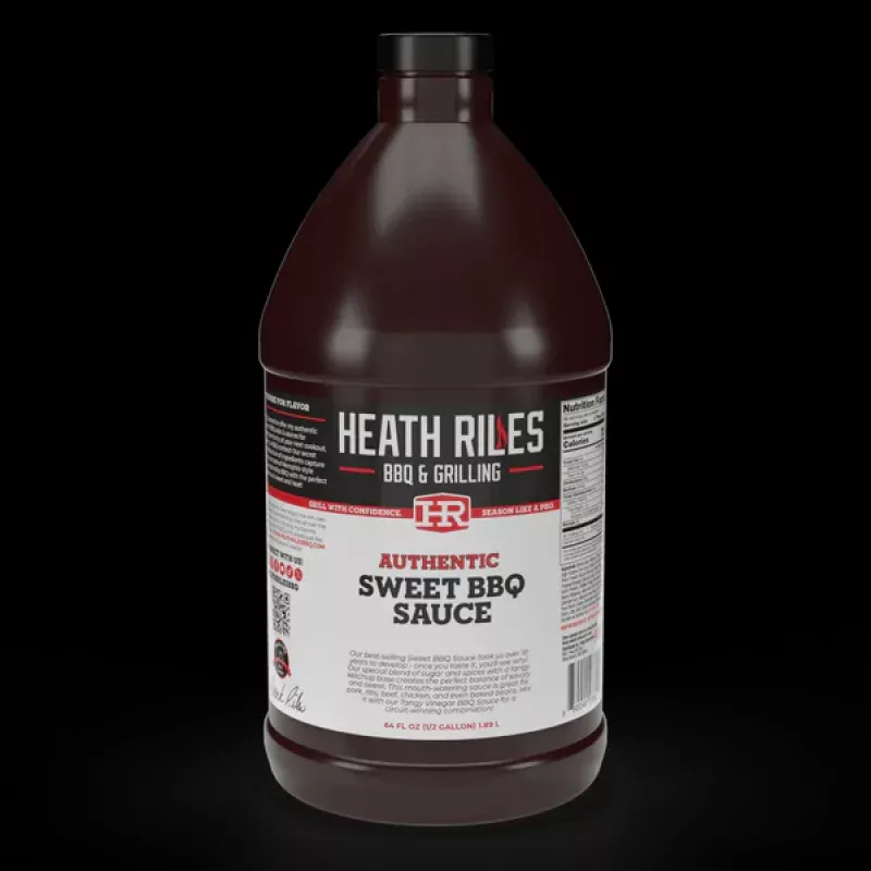 Heath Riles BBQ Sweet BBQ Sauce Half Gallon