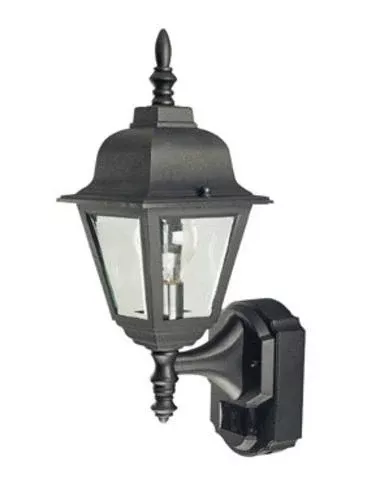 Heath Zenith HZ-4191-BK Motion Activated Outdoor Light, 17.375"