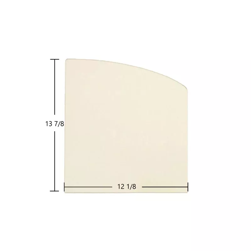Heatilator Constitution Ceramic Glass Panel High-Temperature Replacement (12 1/8″ x 13 7/8″)