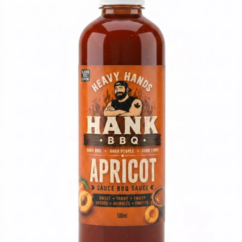 Heavy Hands Hank Apricot BBQ Sauce 500ml
