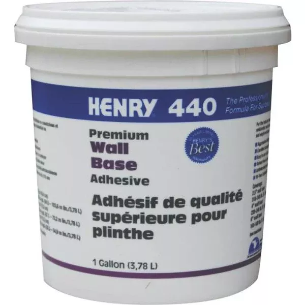 Henry 440-044 Cove Base Adhesive, Gallon
