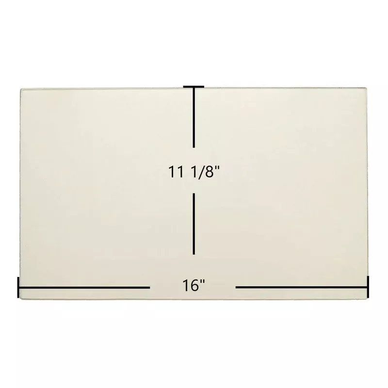 Hi-Flame HF-717U Ceramic Glass Panel High-Temperature Replacement (16″ x 11 1/8″)