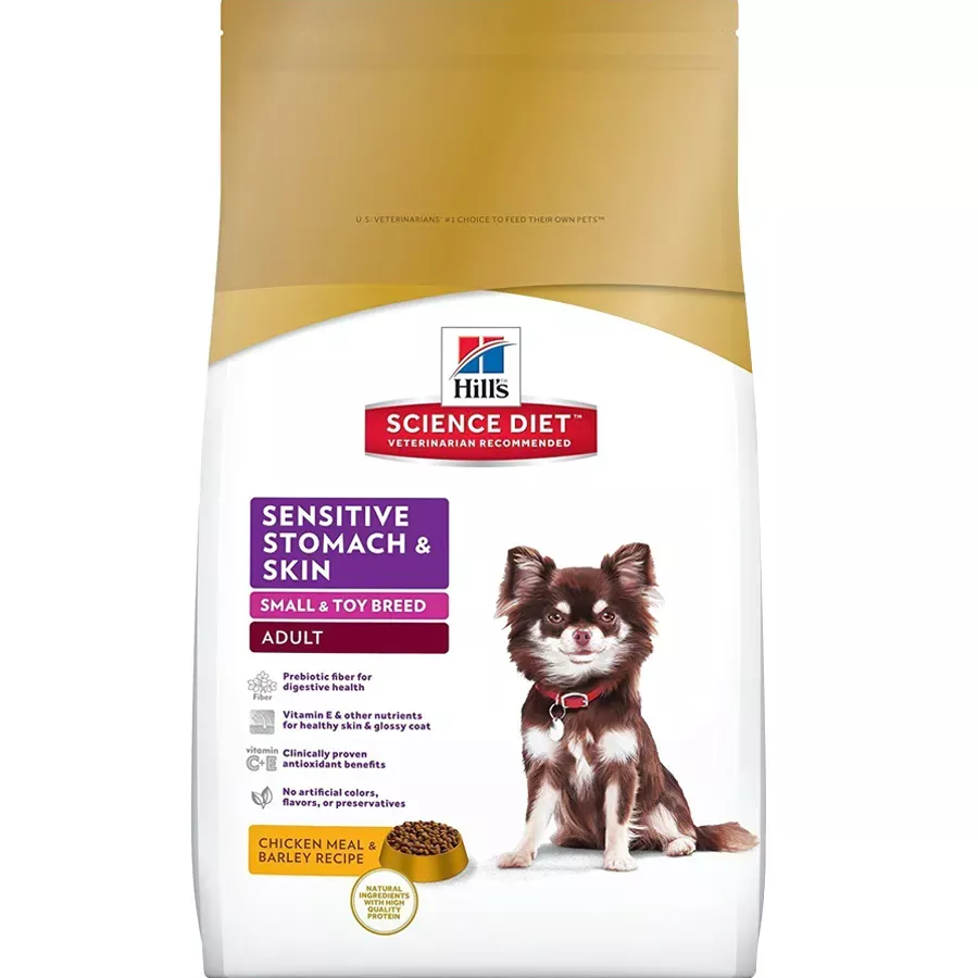 Hill's Science Diet Adult Sensitive Stomach and Skin Small & Mini Chicken Recipe Dry Dog Food - 4 lb