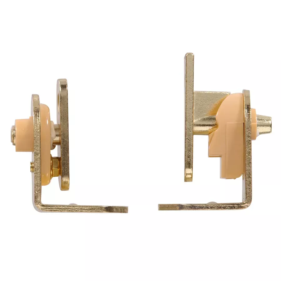 Hillman Brass Plated Cafe Door Hinge