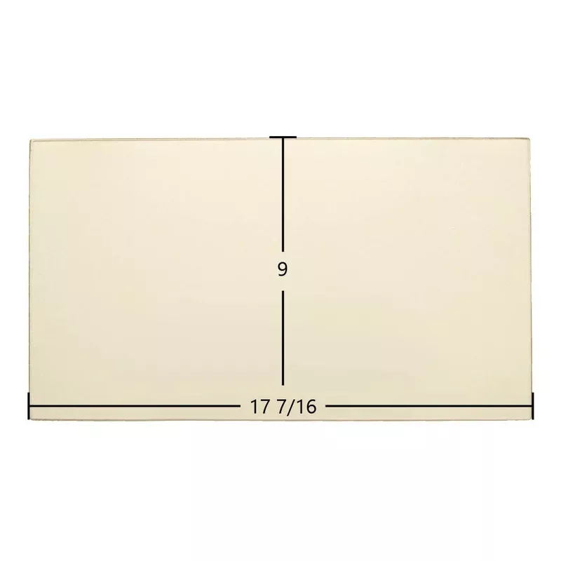 Hitzer 50-93 Gravity Fed Hopper Ceramic Glass Panel OEM Replacement (17 7/16″ x 9″)
