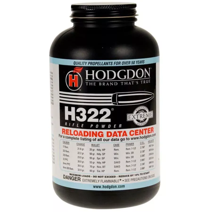 Hodgdon H322 Extreme Rifle Powder - 1 lb