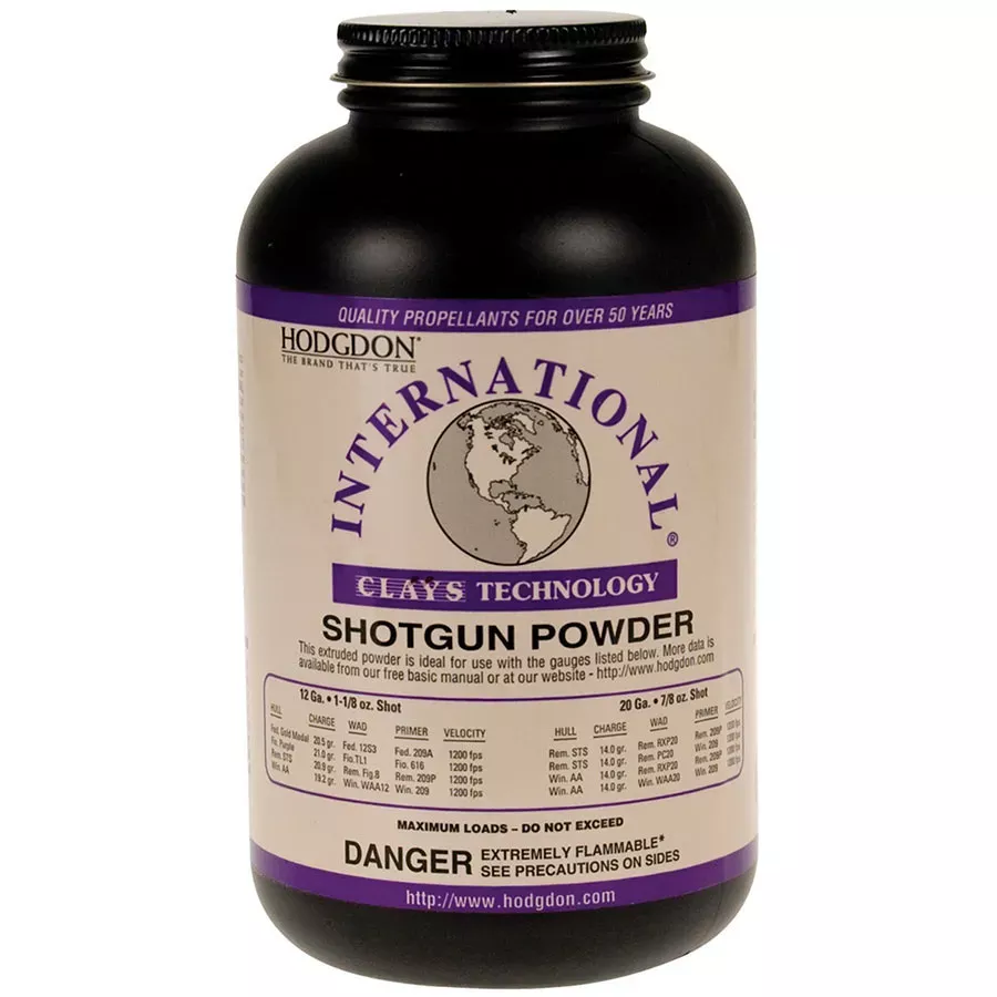 Hodgdon Pistol Shotgun International Clays Gun Powder - 1 lb