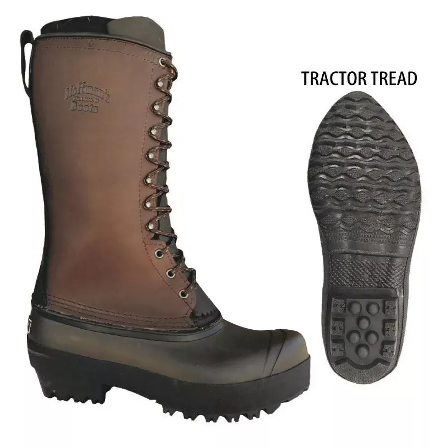 Hoffman Boots Men's Insulated 14" Cowboy Packer Boots - Tractor Tread