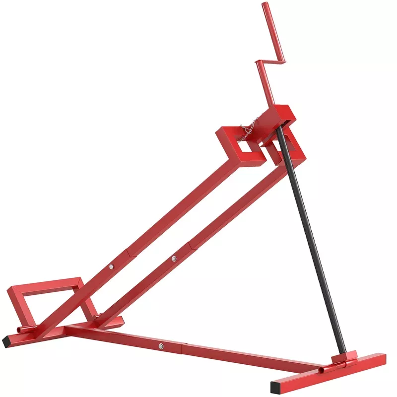 HOMCOM Foldable Ride Lawn Mower Lift 400 Kg Telescopic Maintenance Jack