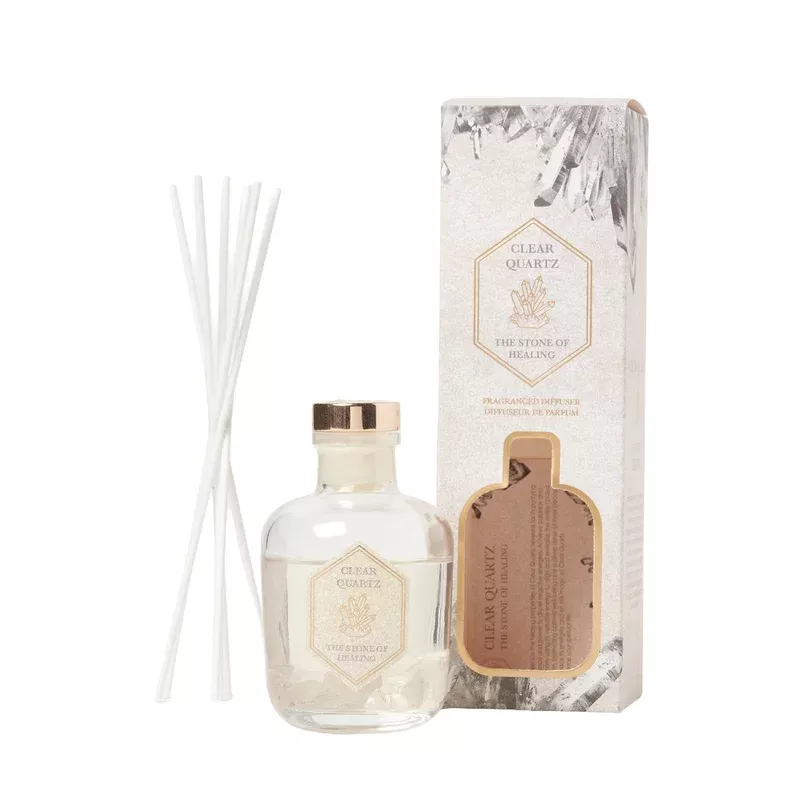 HOMESCAPES Crystal Reed Diffuser Fresh Linen Scent