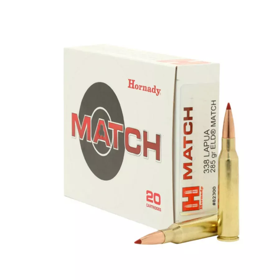 Hornady Match Ammo - 338 Lapua - 285GR