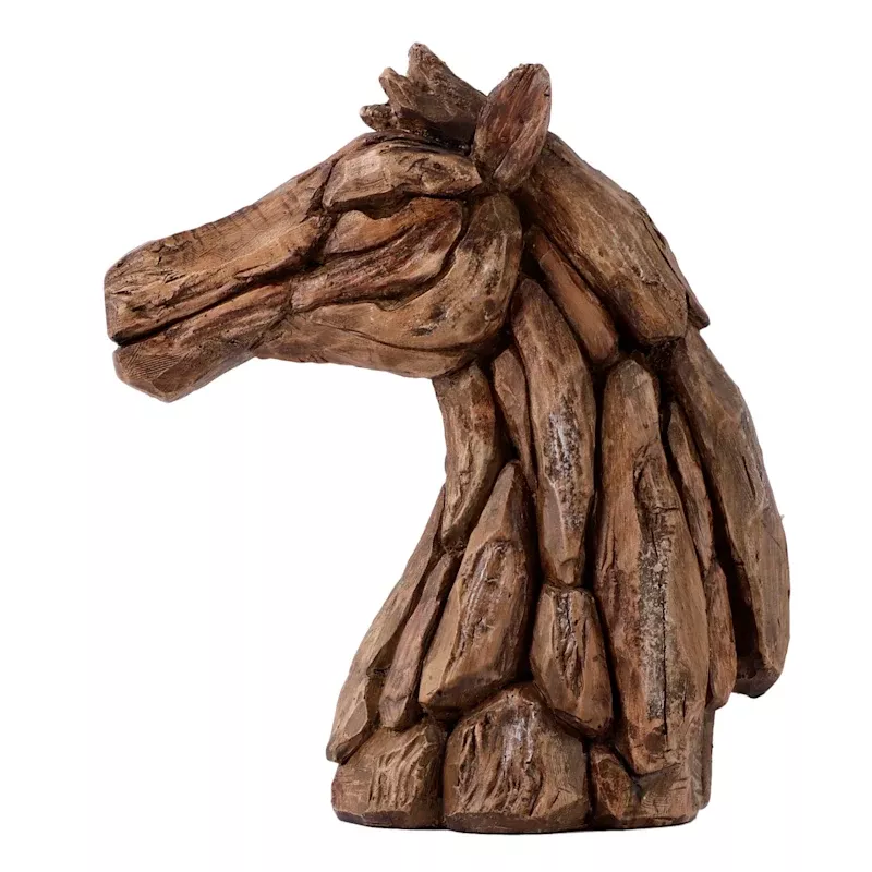 Horse Head Decor, 7"