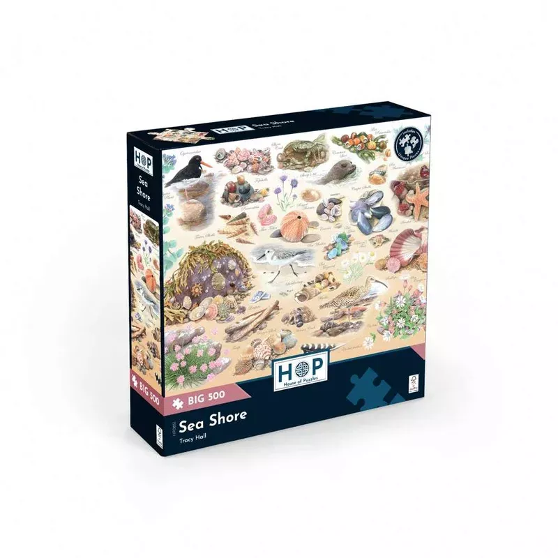 The House of Puzzles Sea Shore Big 500 Piece Jigsaw Puzzle