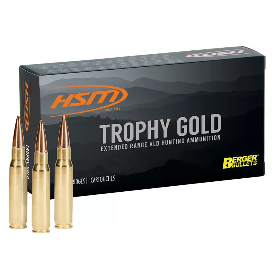 HSM Trophy Gold VLD Rifle Ammunition - .30-06 - 168GR