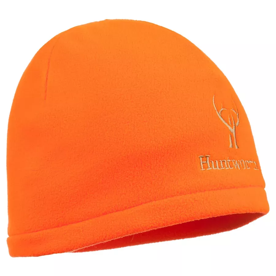 Huntworth Men's Fleece Beanie Hat Lined - Blaze - One Size Fits All
