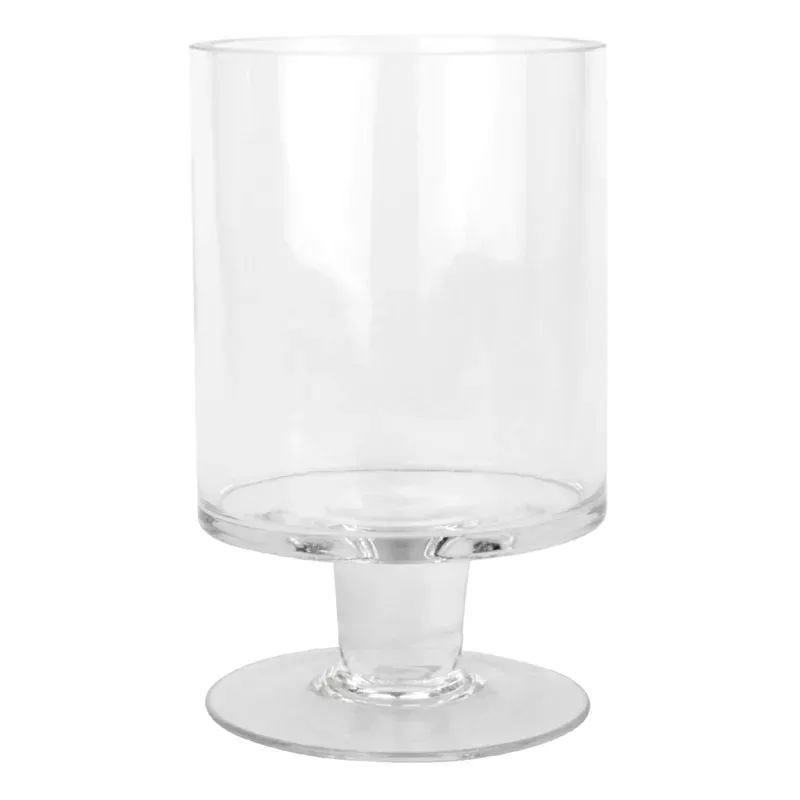 Hurricane Glass Candle Holder, 6"