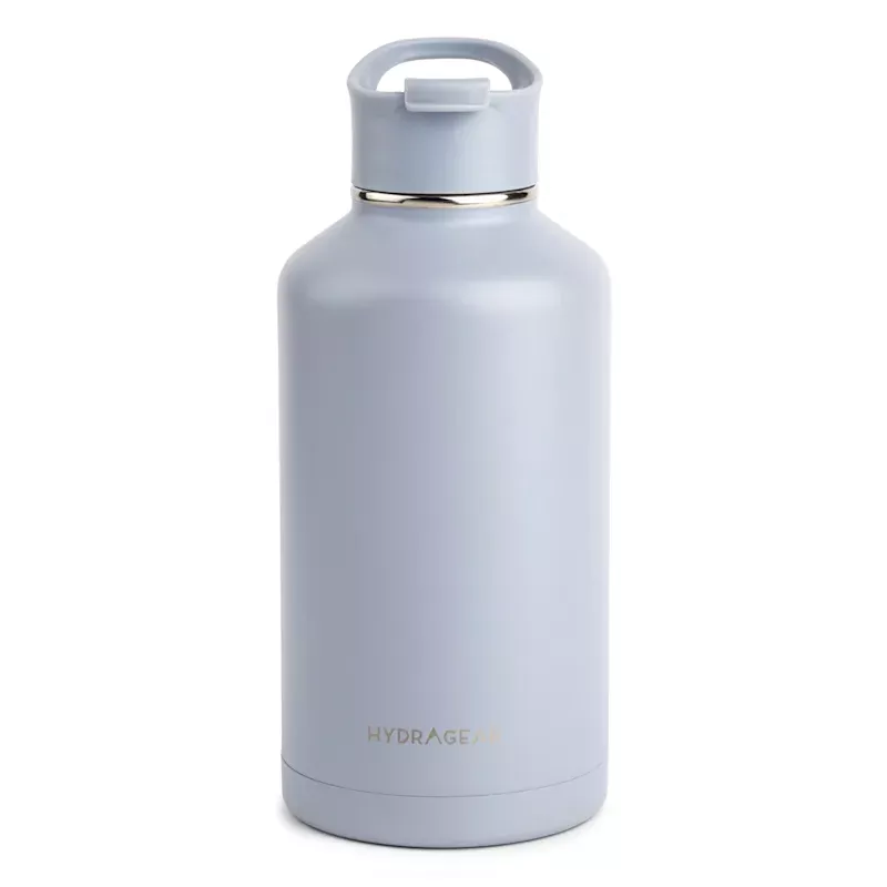 Hydragear Grey Powder-Coated Timber Bottle, 64oz