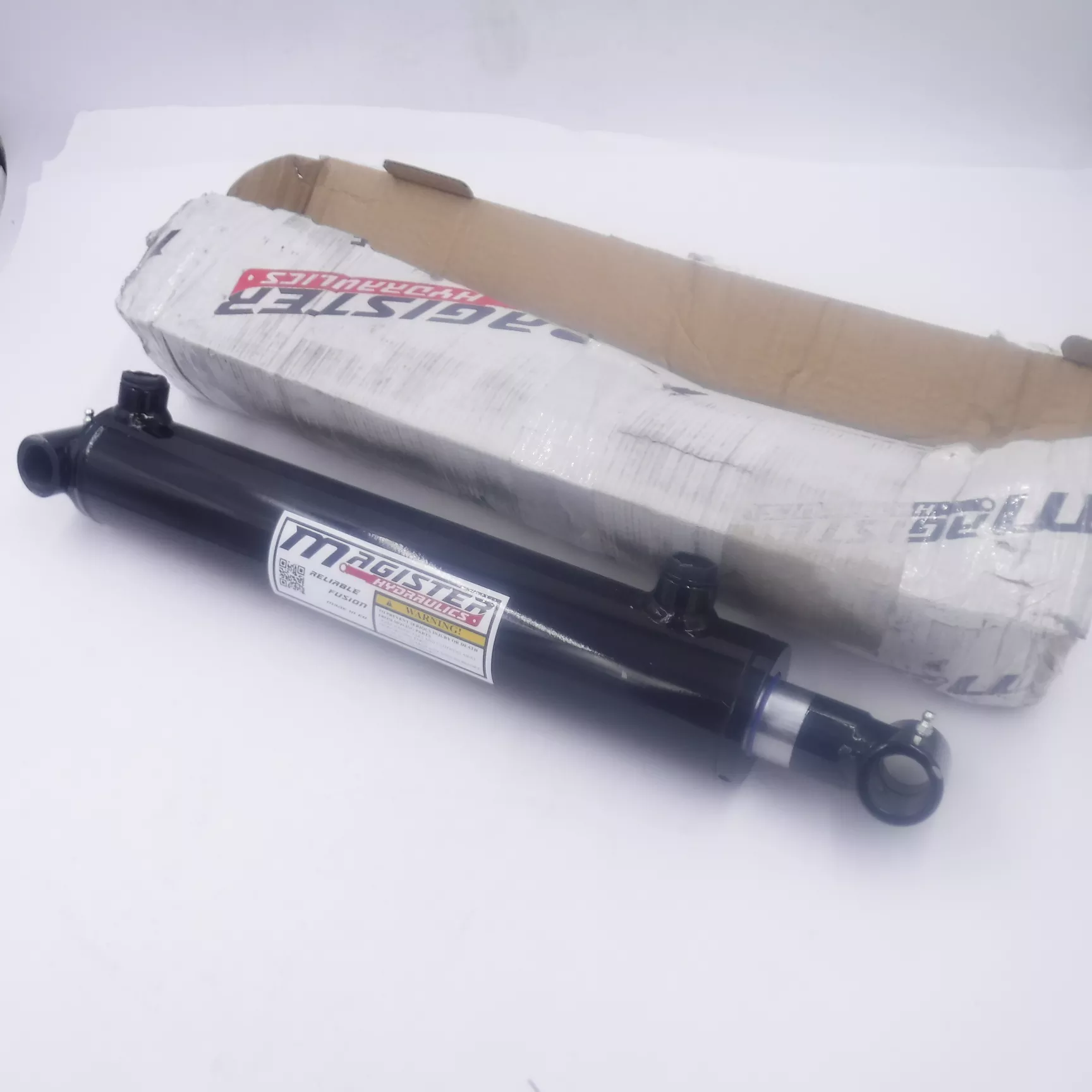 Hydraulic Cylinder Welded Double Acting 2.5″ Bore, 12″ Stroke Cross Tube 2.5×12