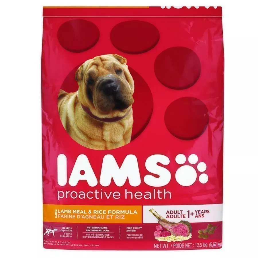 Iams Proactive Health Adult Lamb Meal and Rice Dog Food
