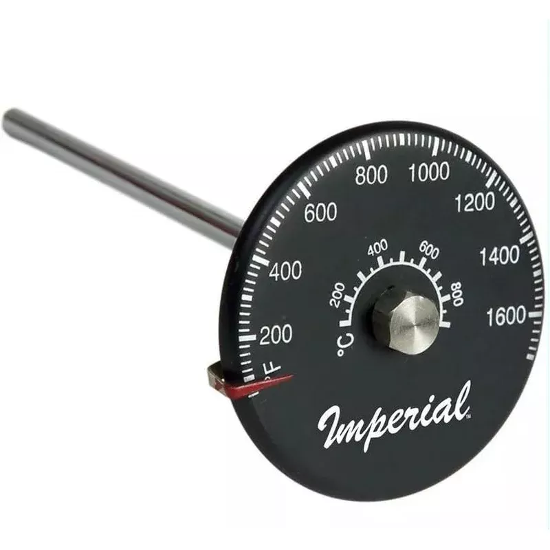 Imperial Flue-Gas Stove Pipe Probe Thermometer 1700f w/ Magnetic Mount (KK0166)