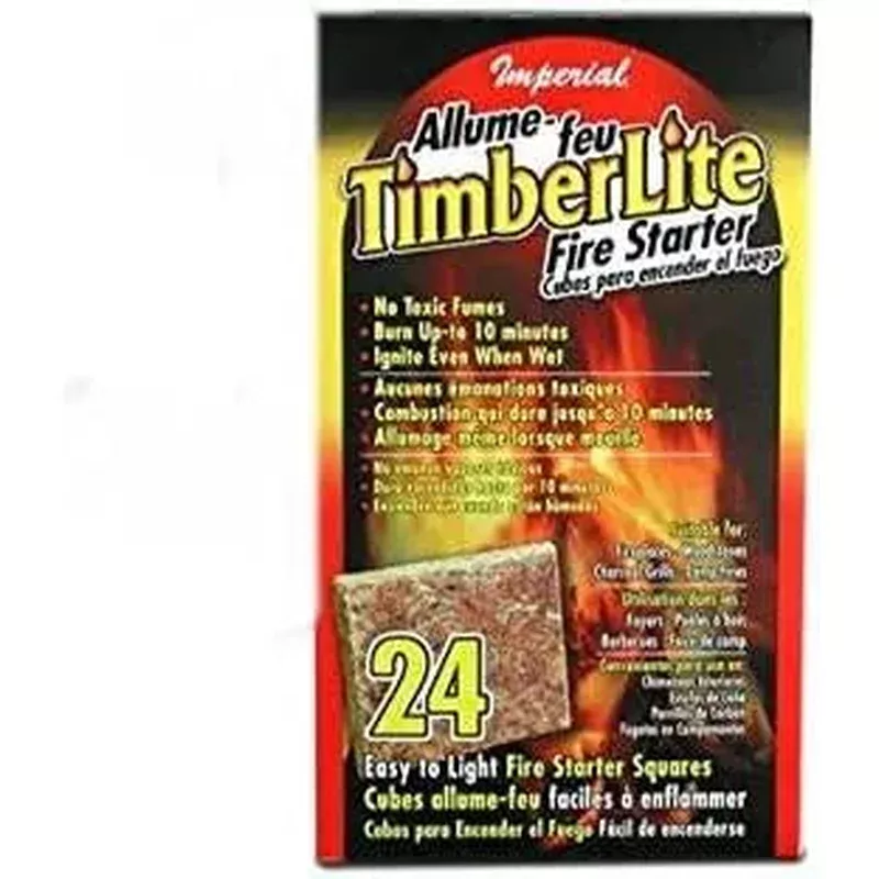 Imperial Timberlite Fire Starter Squares | KK0312 | 24 Squares Per Box