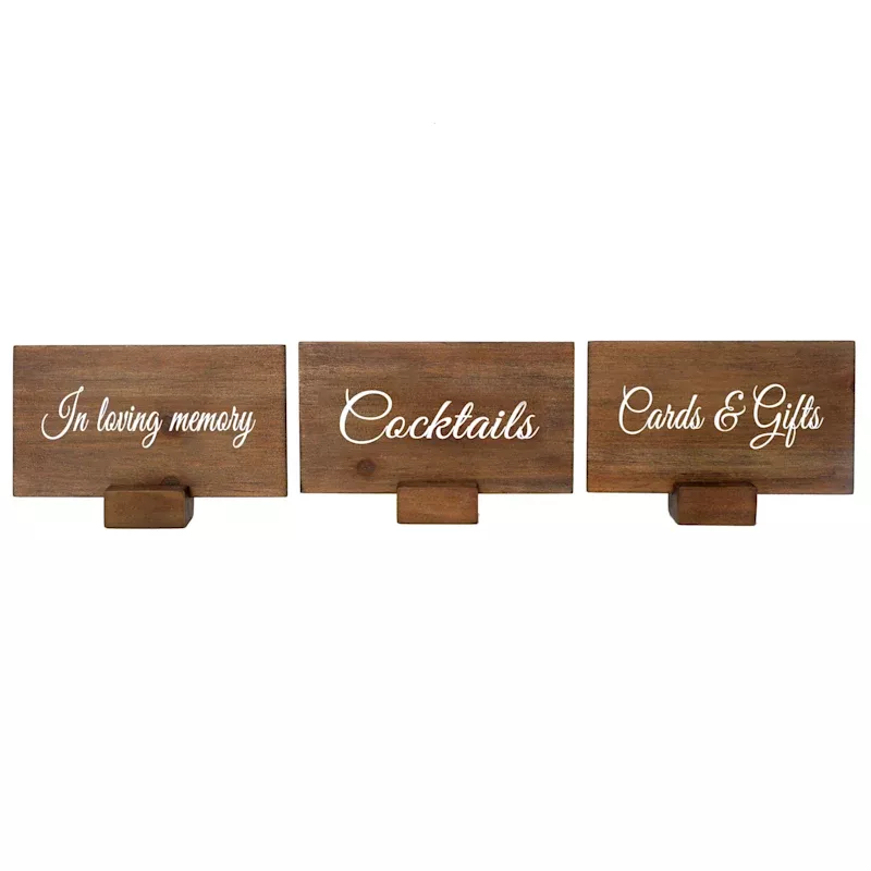 In Loving Memory Wood Sign, 5"