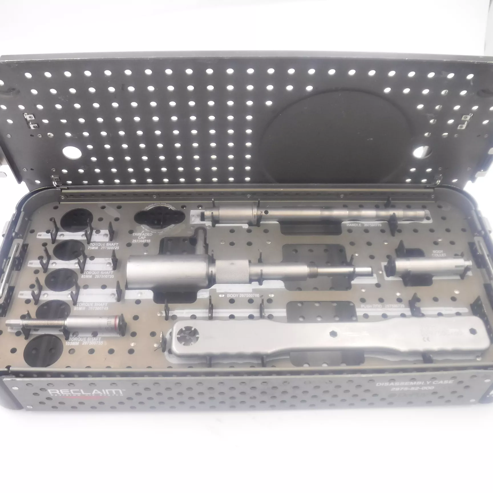 INCOMPLETE DePuy Reclaim Revision Hip System Instrument Set 2975-52-000 SEE DESC