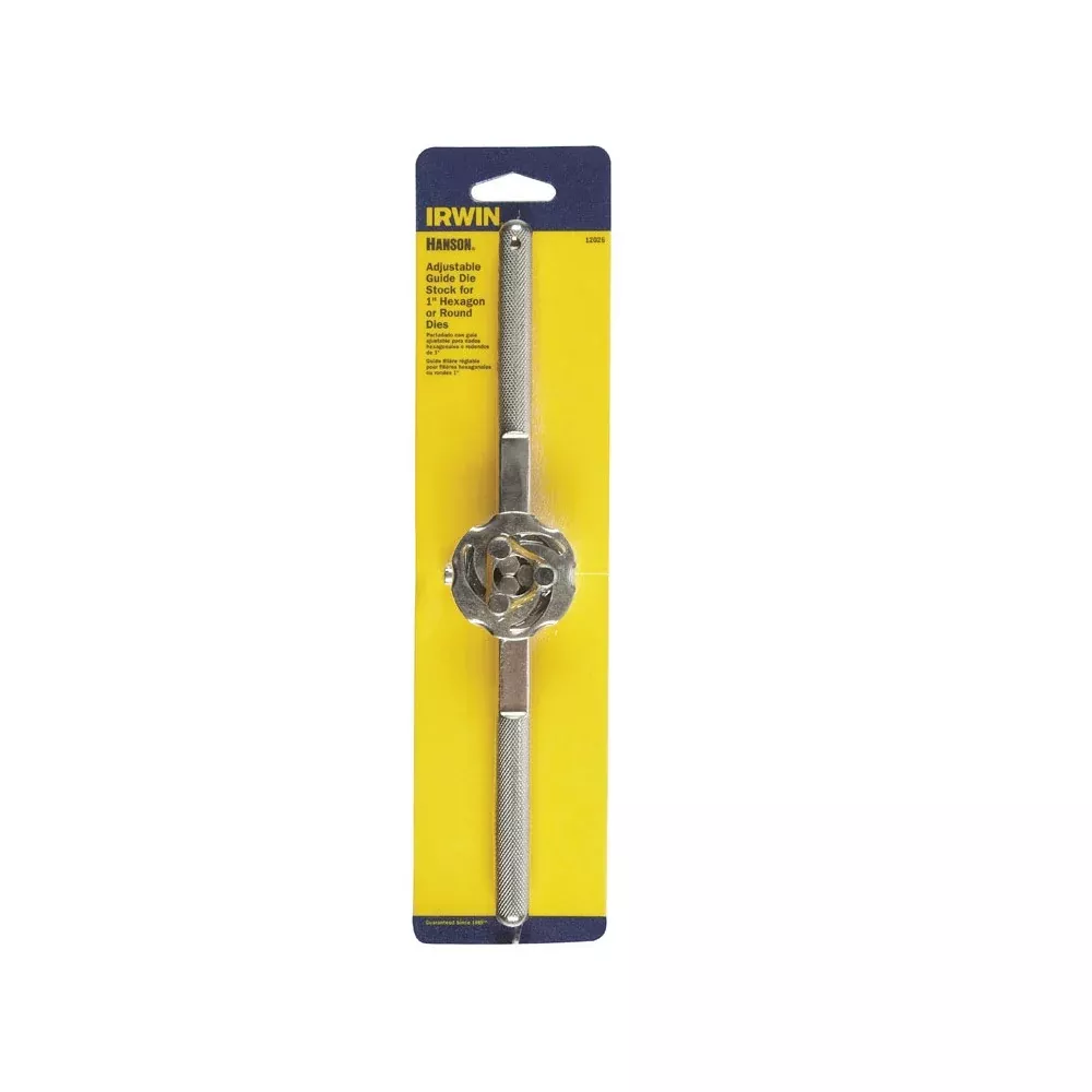 Irwin 12026 Hanson SAE Adjustable Guide Die Stock, Steel