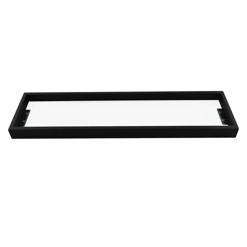 IVANO Series Black Glass Shelf 600mm