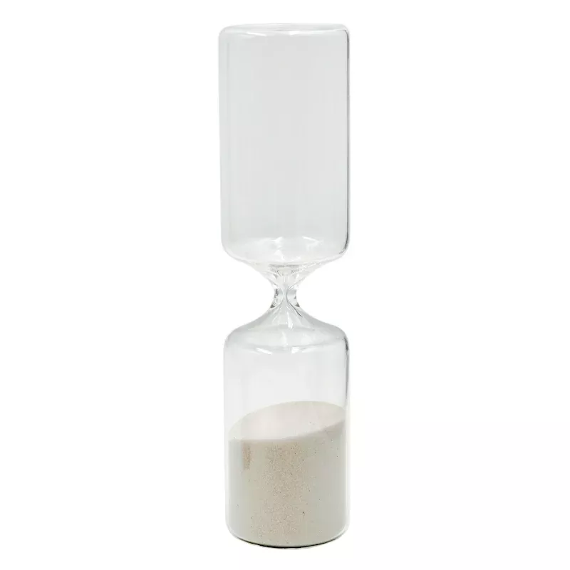 Ivory Sand Hourglass, 10"